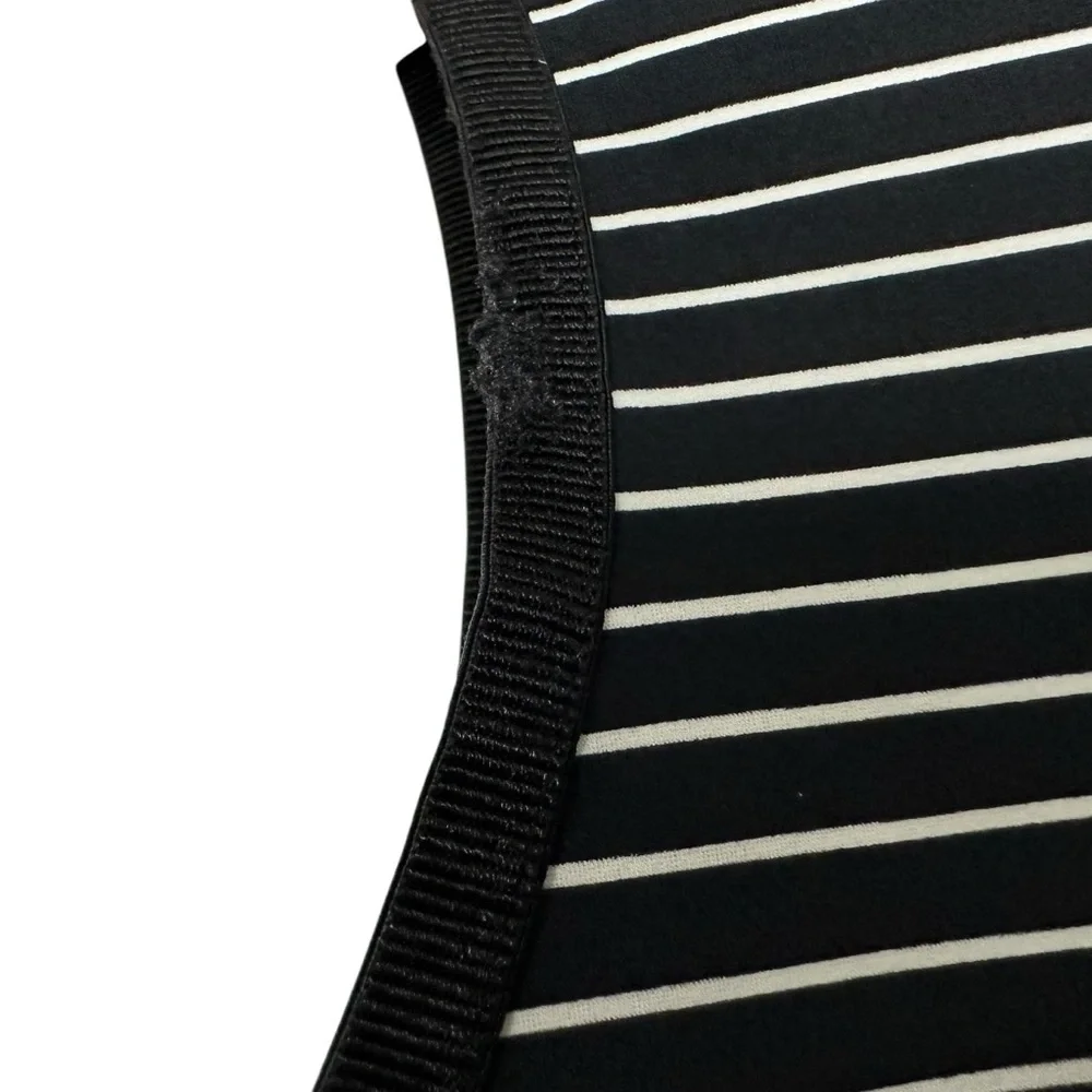 Lululemon Womens Both Ways Dress Size Stripe Black Reversible 6? Sleeveless - Picture 9 of 13